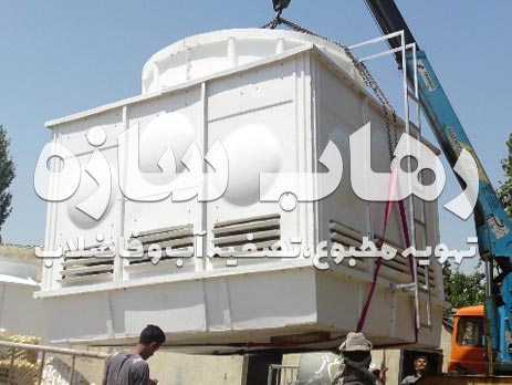 نصب برج خنک کننده کولینگ تاور