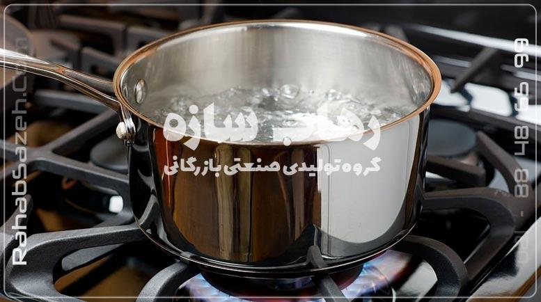 جوشاندن آب برای از بین بردن کلر