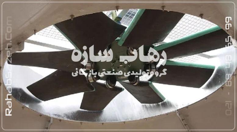 مقایسه طراحی فن پلی‌آمید برج خنک‌کننده با فن فایبرگلاس از نظر وزن و راندمان