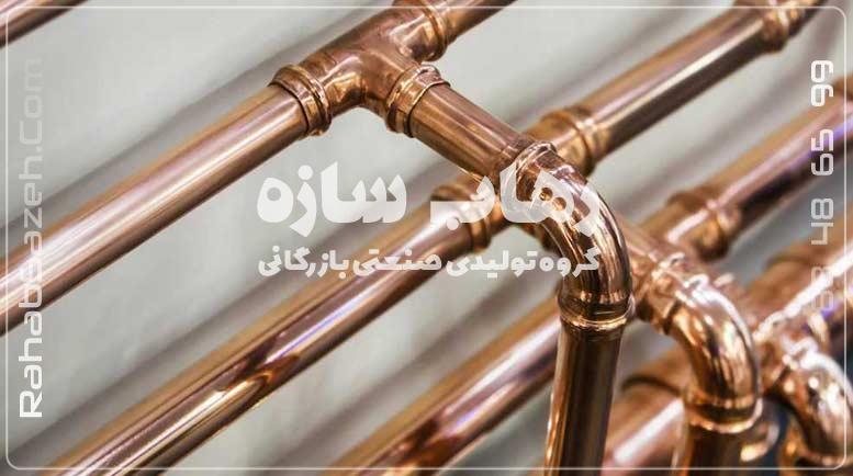 تصویر لوله مسی خام مس آنیل شده یا سخت