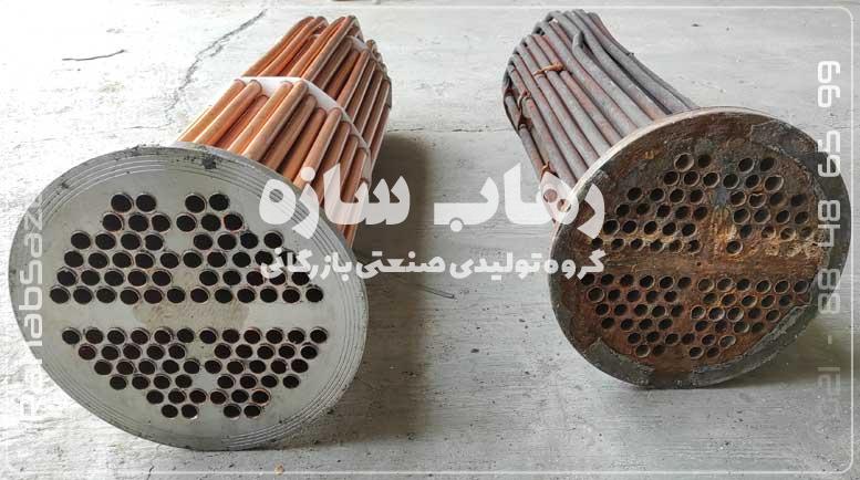 کویل مسی قبل و بعد از اسیدشویی