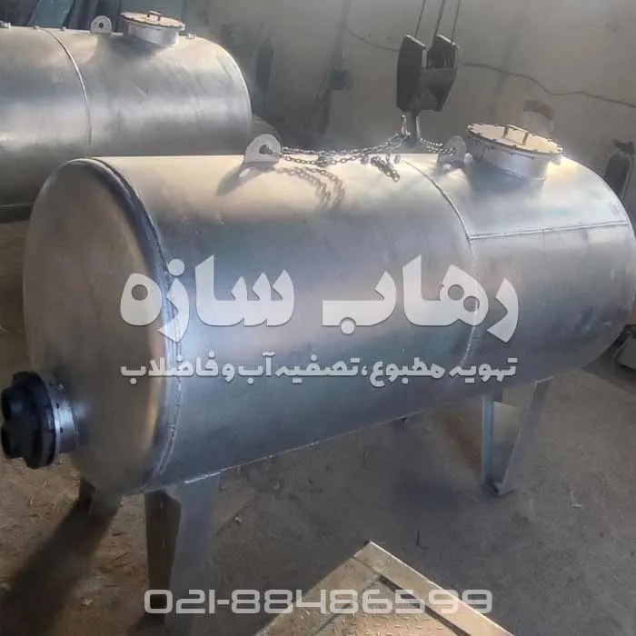 منبع کویل دار 100 لیتری