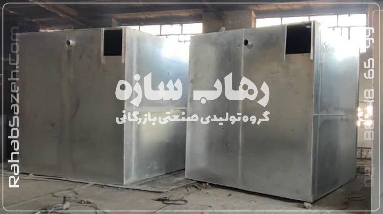 تانکر آب گالوانیزه مکعبی