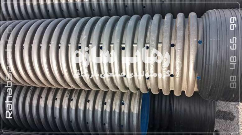 لوله زهکشی کاروگیت پلی اتیلن دوجداره