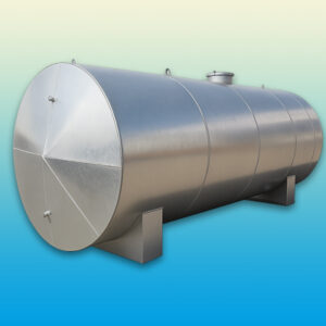 مخزن آب گالوانیزه افقی